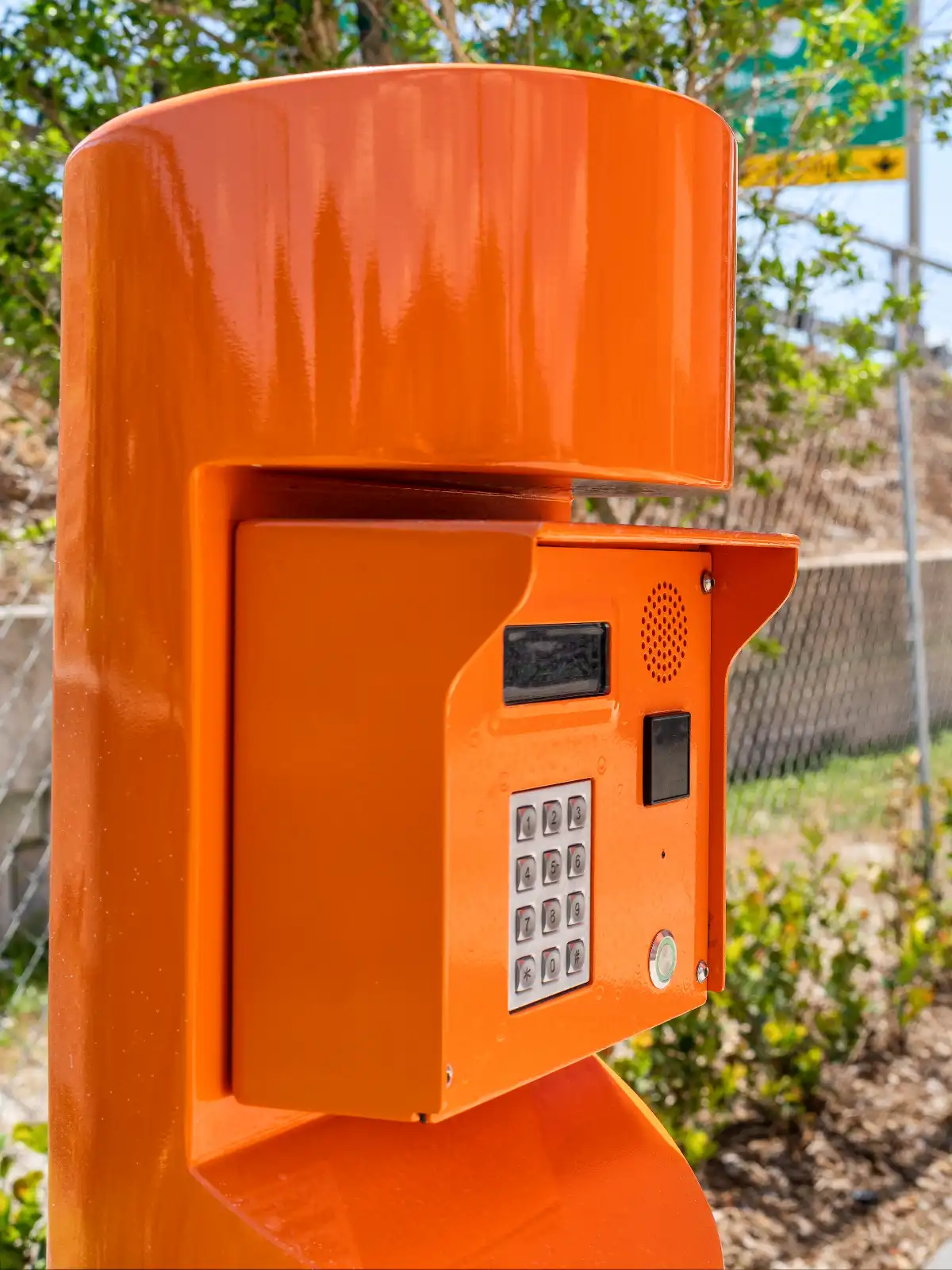 Image of Secure Gated Entry with Keypad.